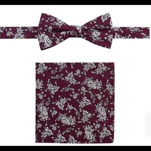 COPY - Apt. 9 Glenburn Floral Bow Tie & Pocket Square